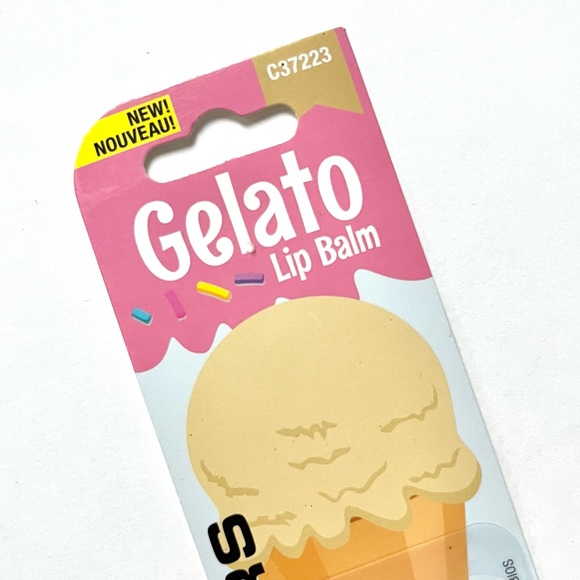 (women) 🏷️ kawaii strawberry & vanilla gelato lip balm lip gloss set of 2 - Picture 12 of 16